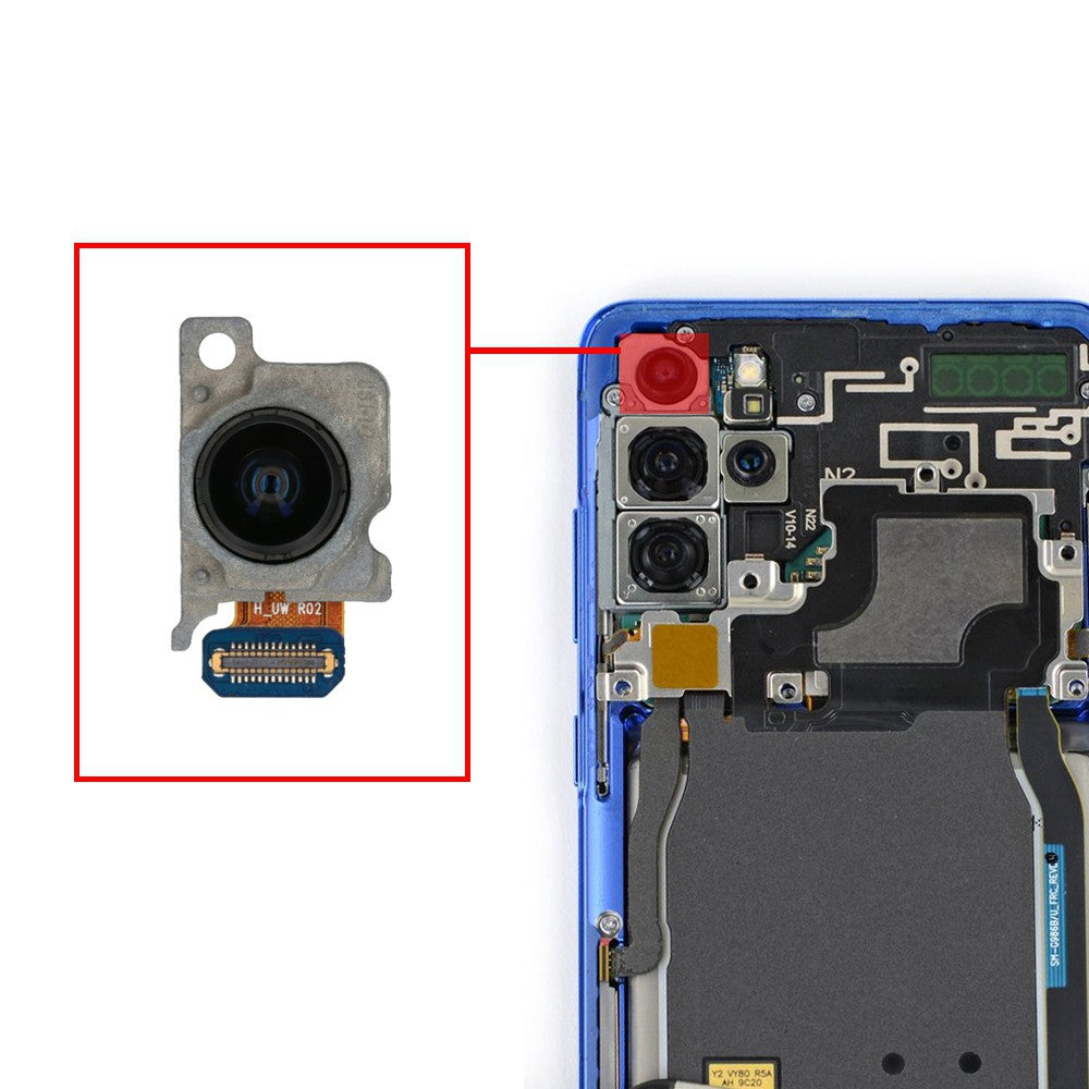 12MP Rear Camera for Samsung Galaxy S20 Plus G985F / G986B GH96-13085A (Gold) 12MP Rear Camera for Samsung Galaxy S20 Plus G985F / G986B GH96-13085A (Gold)